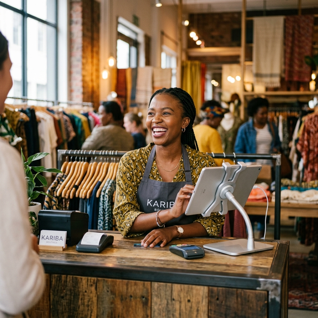 Dibiflow retail point of sale in active use